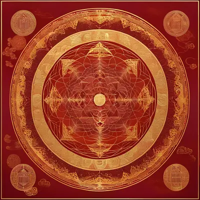 Eight Auspicious Mandala
